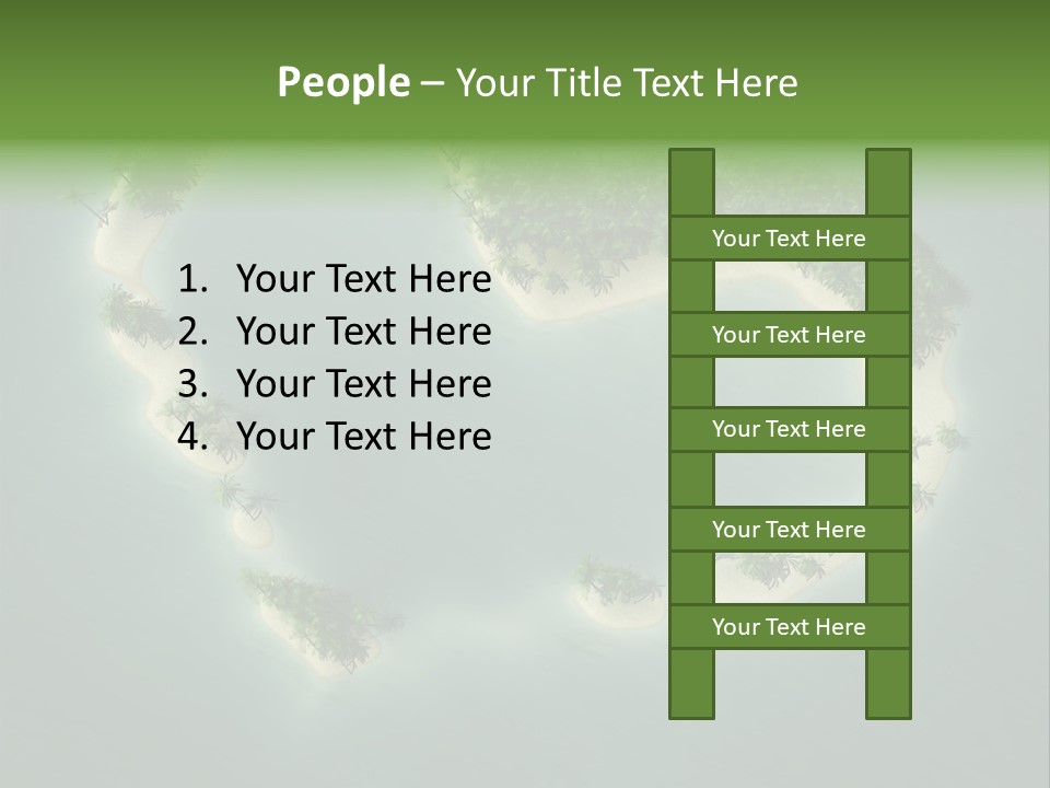 Tropical Tree Wave PowerPoint Template