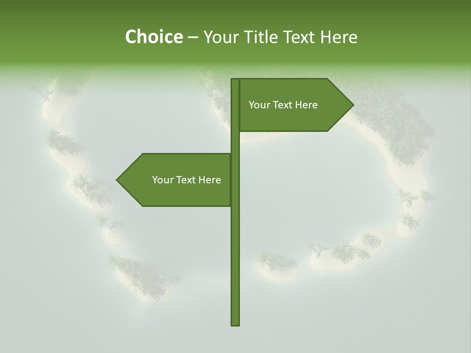 Tropical Tree Wave PowerPoint Template