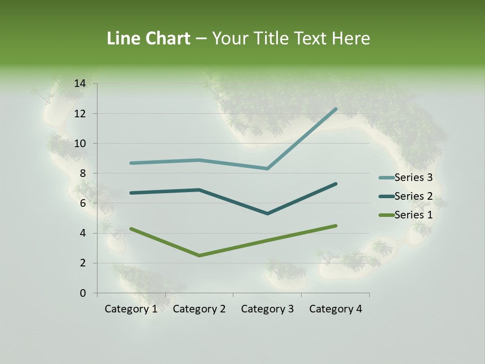 Tropical Tree Wave PowerPoint Template