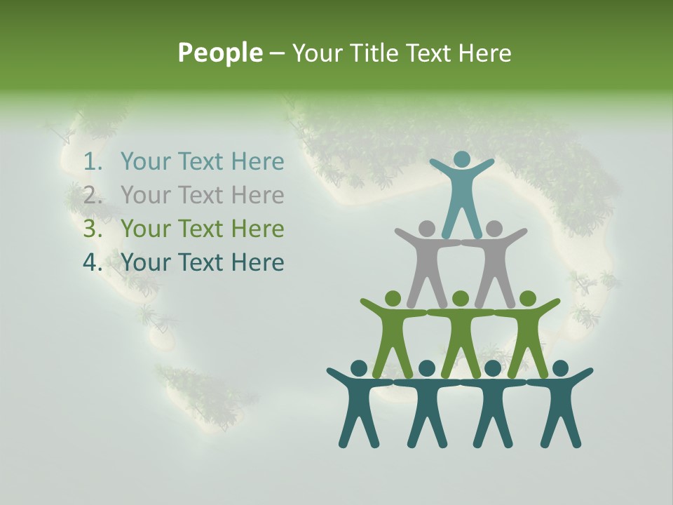 Tropical Tree Wave PowerPoint Template