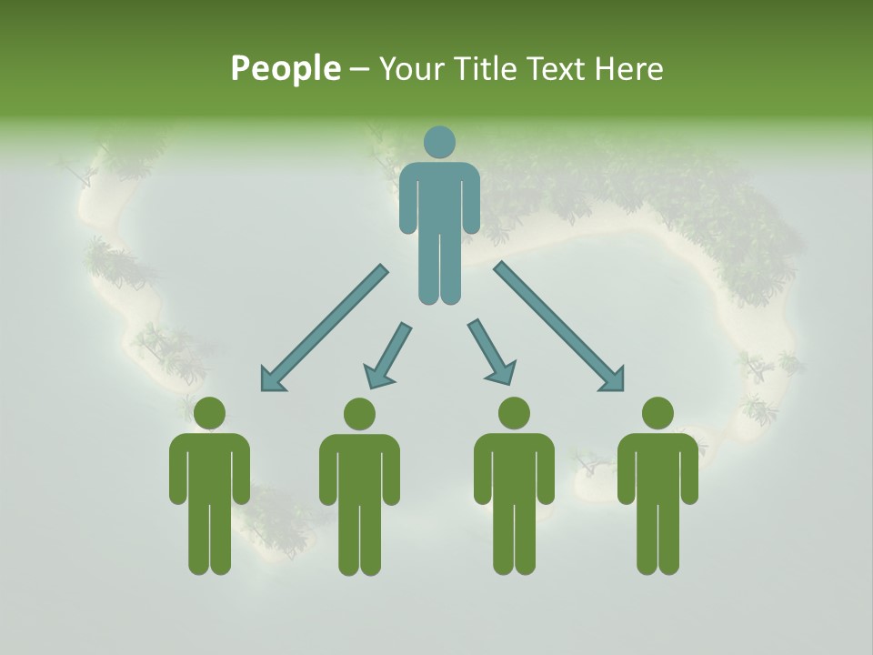 Tropical Tree Wave PowerPoint Template