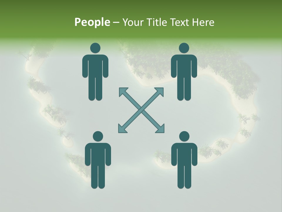 Tropical Tree Wave PowerPoint Template