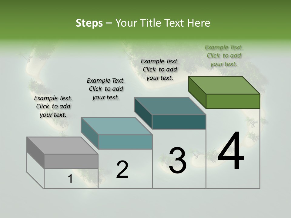 Tropical Tree Wave PowerPoint Template