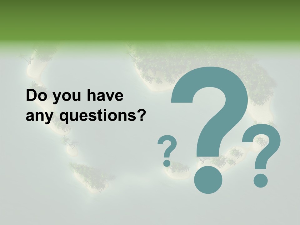 Tropical Tree Wave PowerPoint Template