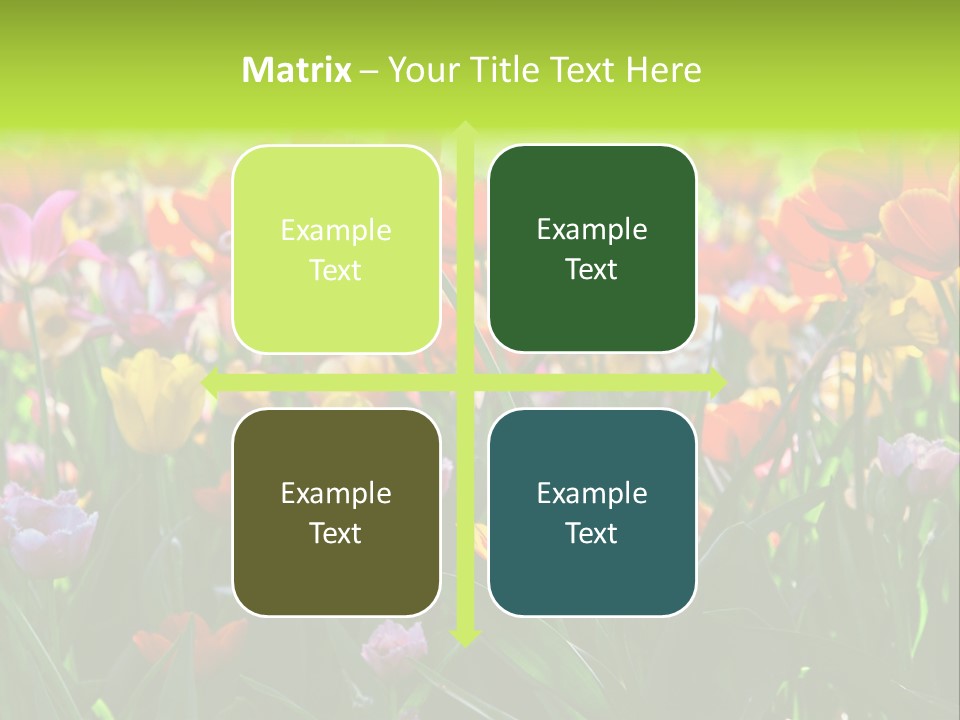 Gardening Bright Petal PowerPoint Template