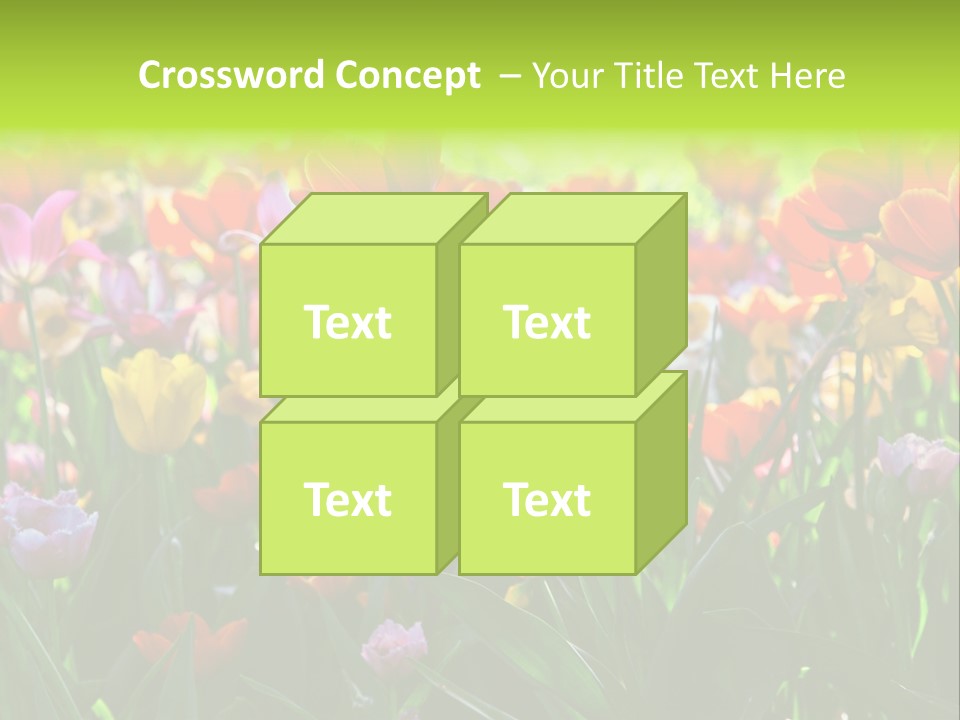 Gardening Bright Petal PowerPoint Template