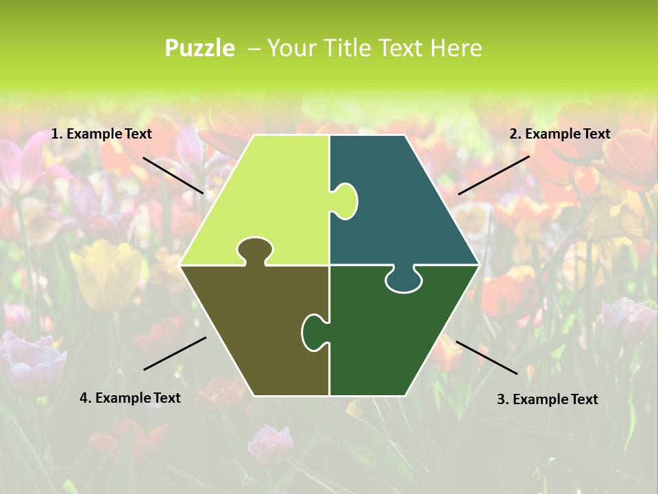 Gardening Bright Petal PowerPoint Template