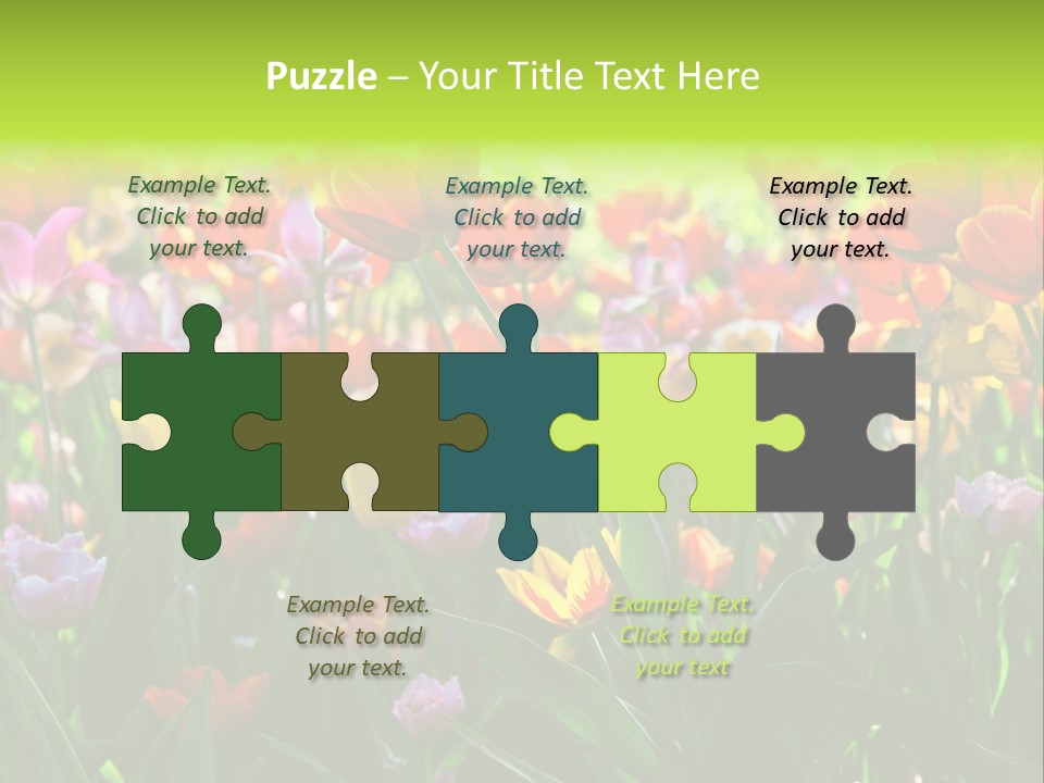 Gardening Bright Petal PowerPoint Template