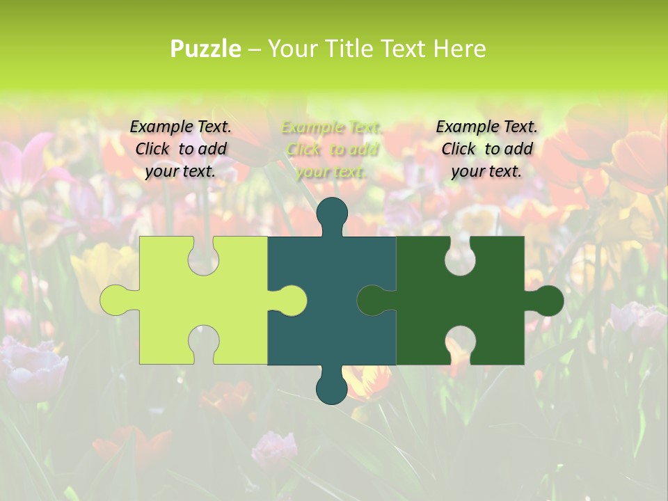 Gardening Bright Petal PowerPoint Template