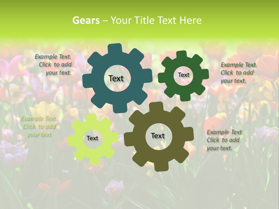 Gardening Bright Petal PowerPoint Template