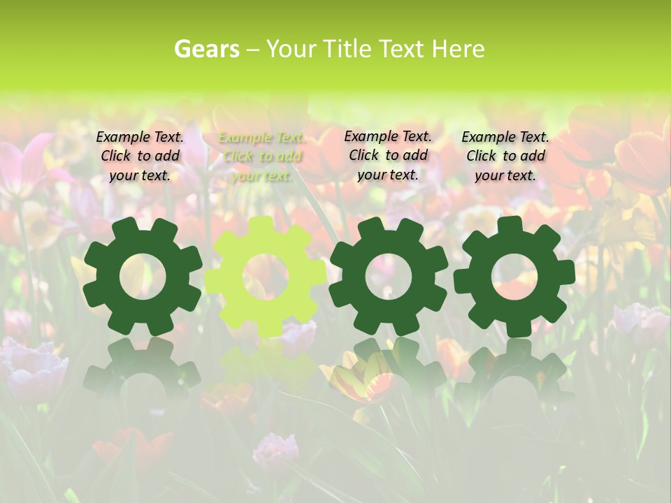 Gardening Bright Petal PowerPoint Template