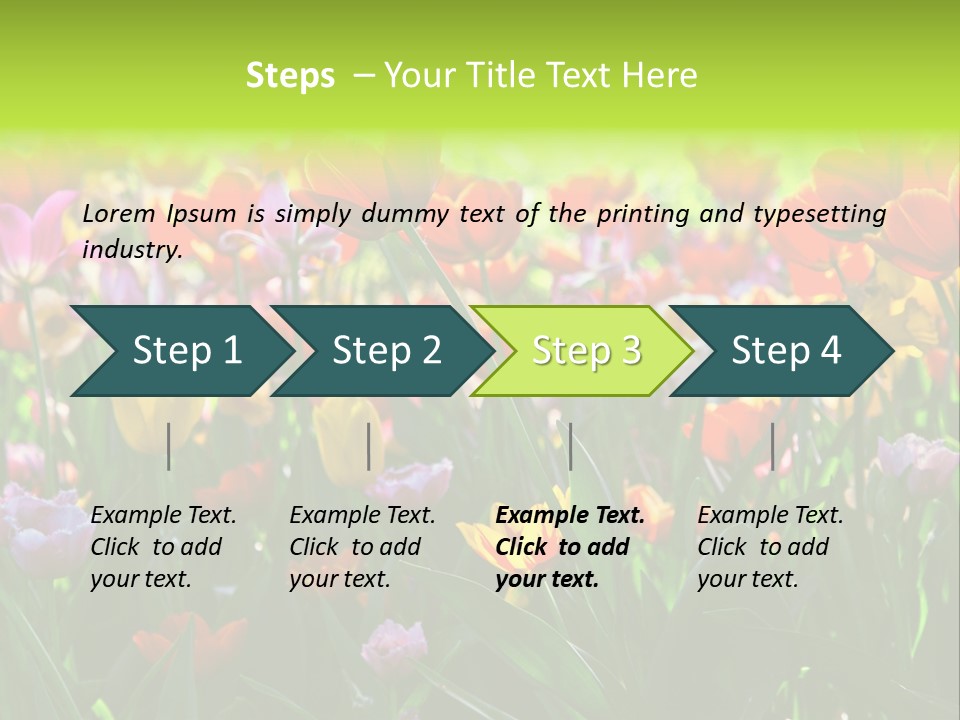 Gardening Bright Petal PowerPoint Template