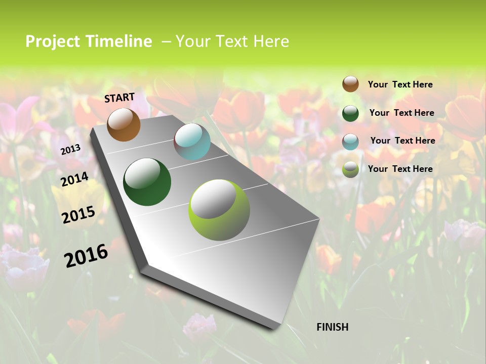 Gardening Bright Petal PowerPoint Template