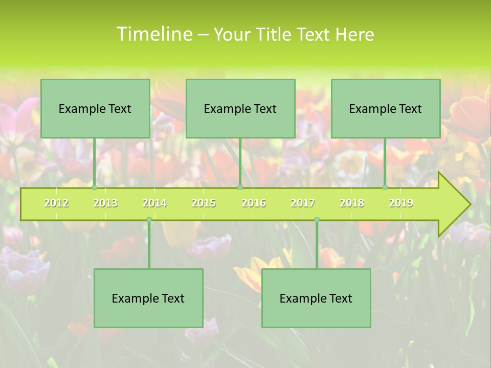Gardening Bright Petal PowerPoint Template