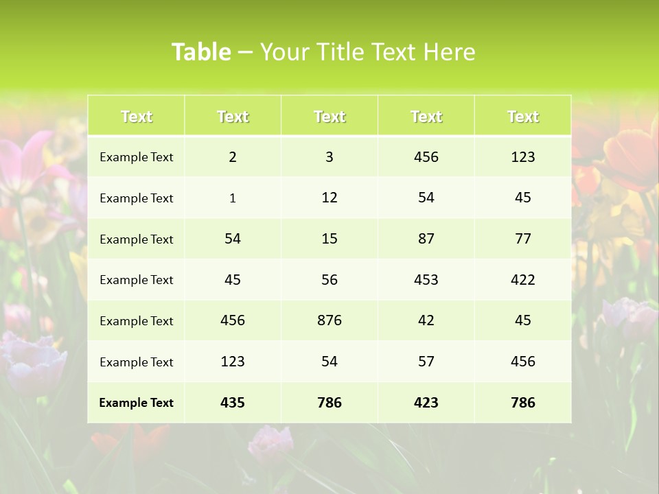 Gardening Bright Petal PowerPoint Template