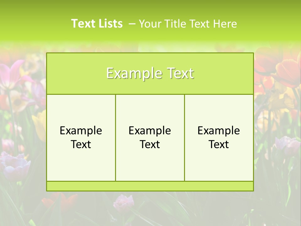 Gardening Bright Petal PowerPoint Template