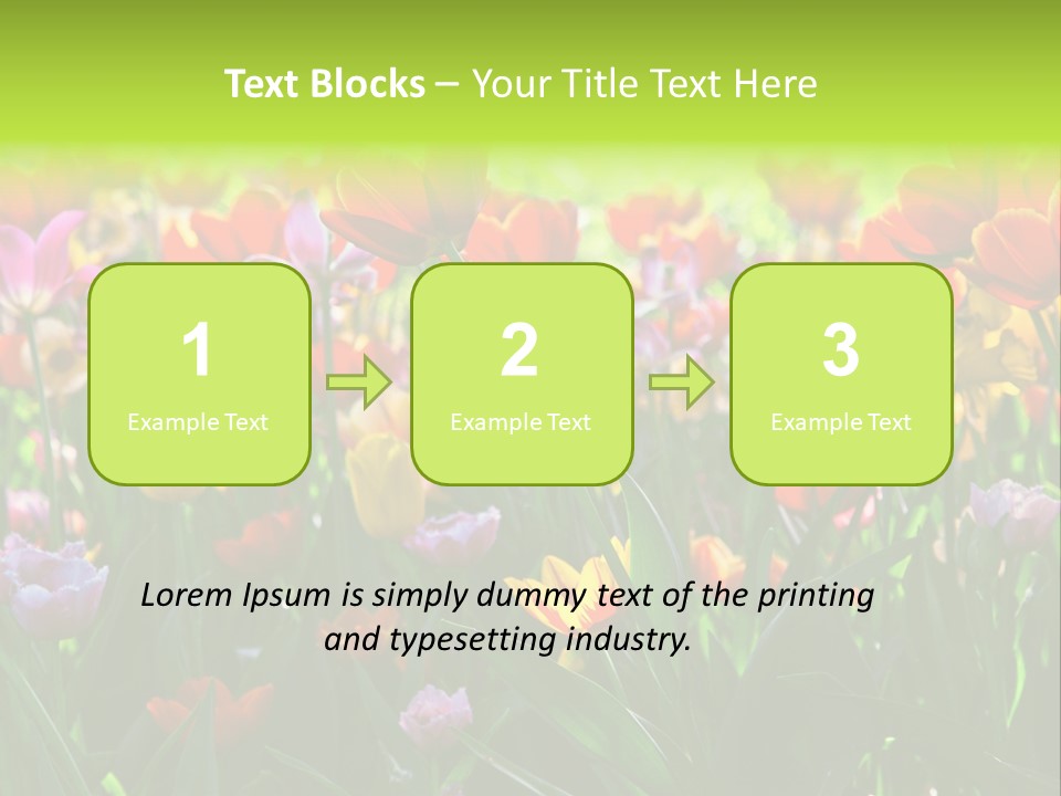Gardening Bright Petal PowerPoint Template