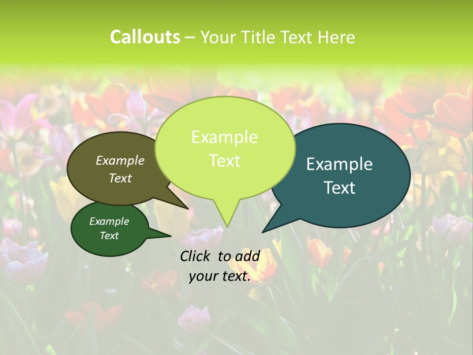 Gardening Bright Petal PowerPoint Template