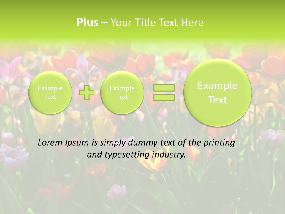 Gardening Bright Petal PowerPoint Template