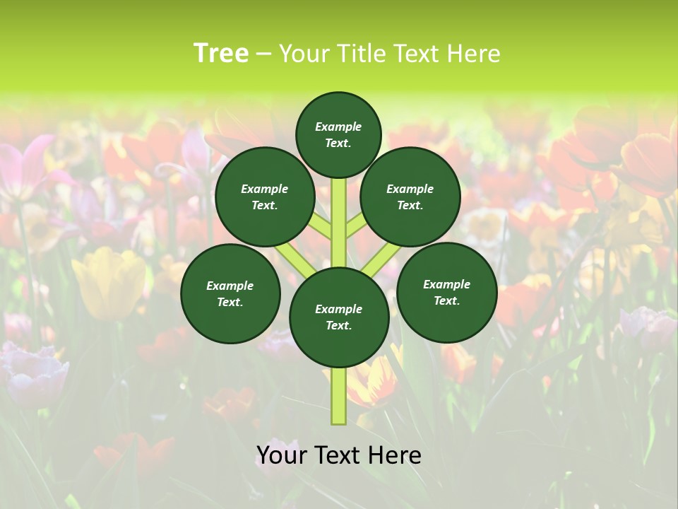 Gardening Bright Petal PowerPoint Template