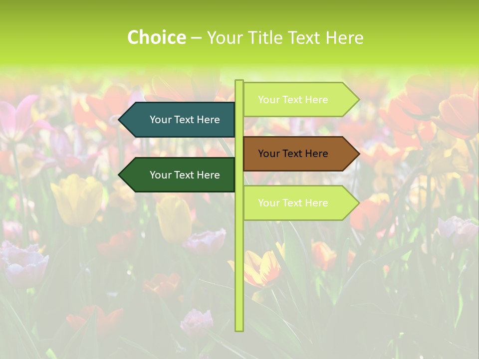 Gardening Bright Petal PowerPoint Template