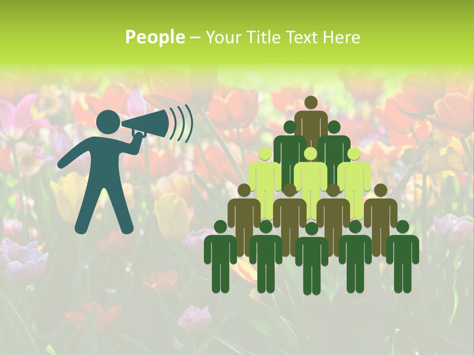 Gardening Bright Petal PowerPoint Template