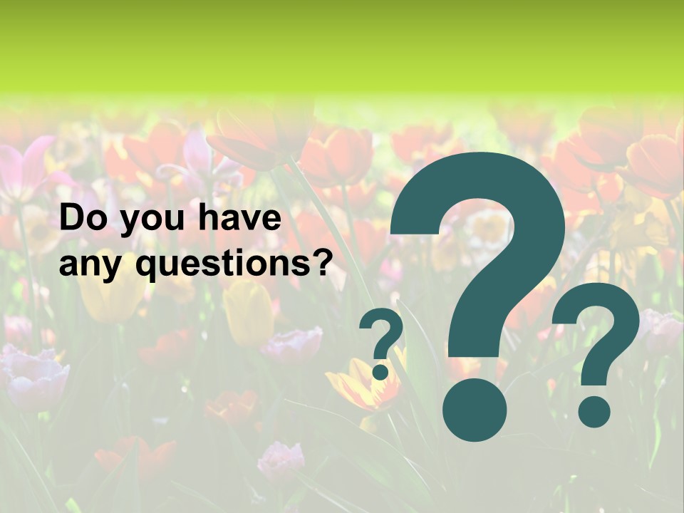 Gardening Bright Petal PowerPoint Template