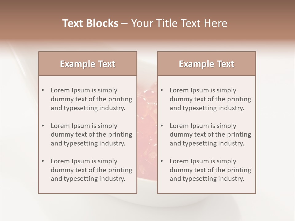 Dinner Egg Luxury PowerPoint Template