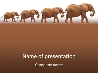 Conceptual Candidates March PowerPoint Template