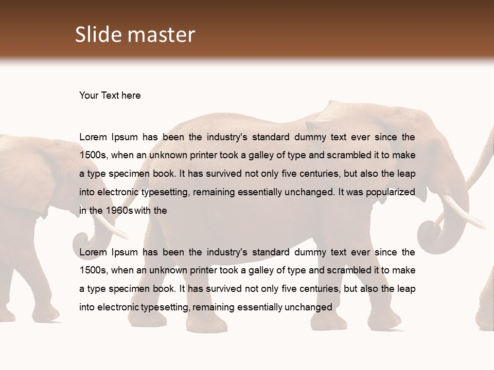 Conceptual Candidates March PowerPoint Template