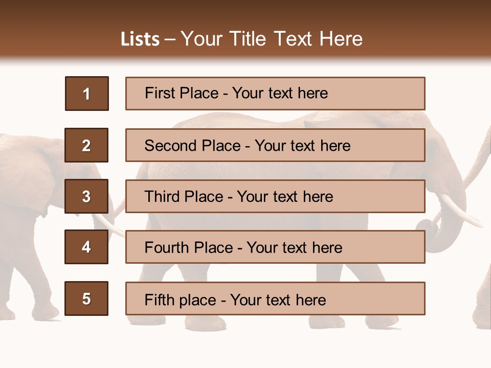 Conceptual Candidates March PowerPoint Template