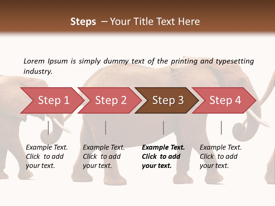 Conceptual Candidates March PowerPoint Template