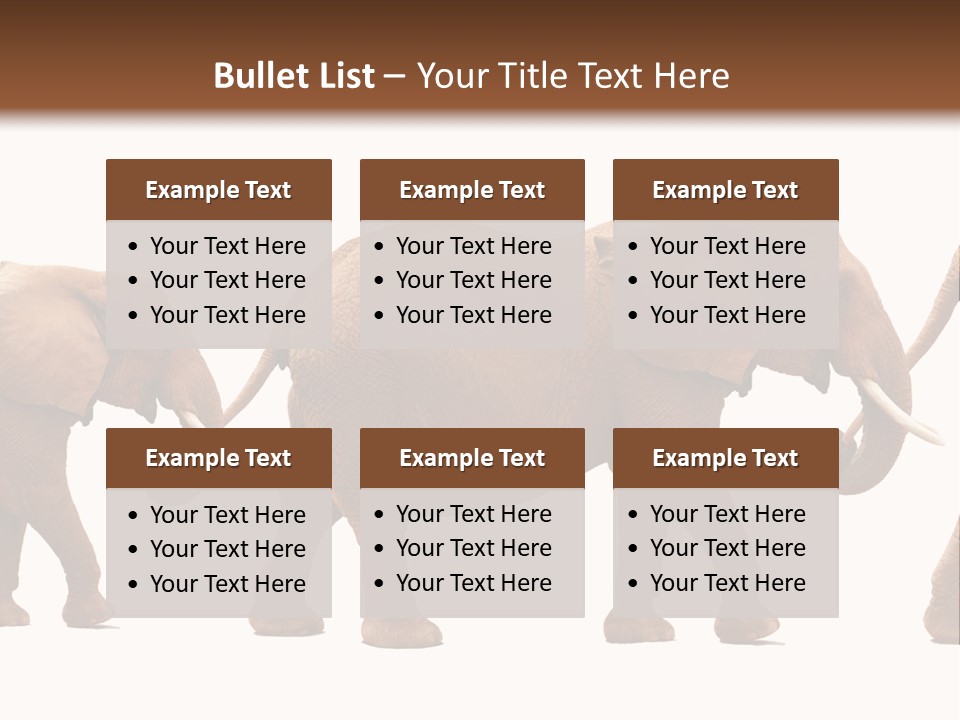 Conceptual Candidates March PowerPoint Template