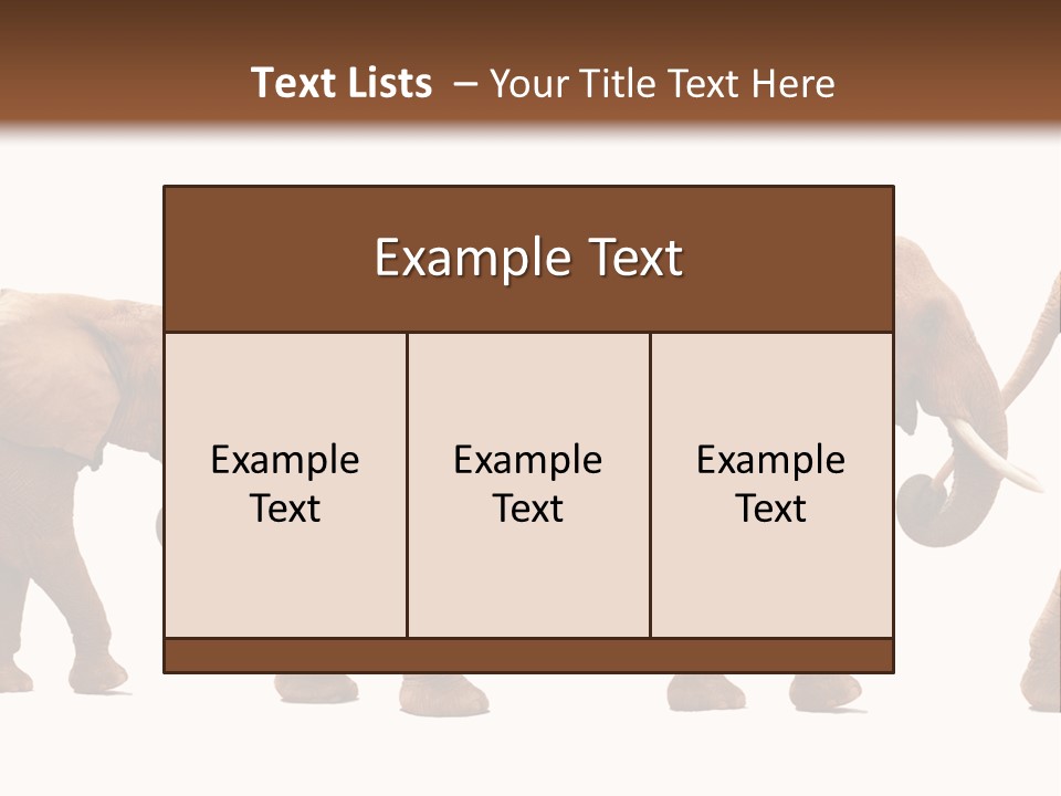Conceptual Candidates March PowerPoint Template