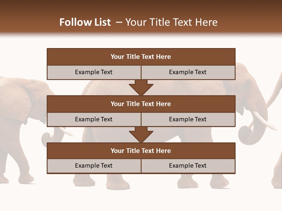Conceptual Candidates March PowerPoint Template