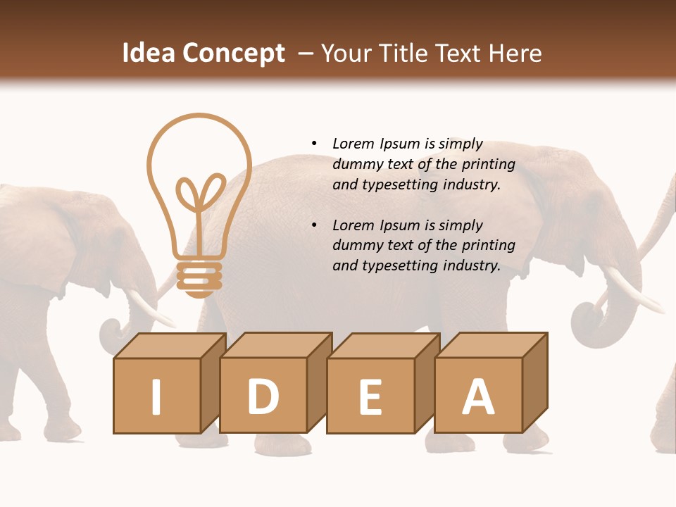 Conceptual Candidates March PowerPoint Template