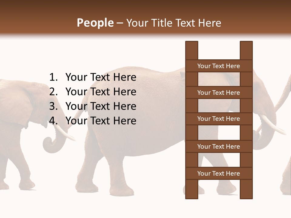 Conceptual Candidates March PowerPoint Template