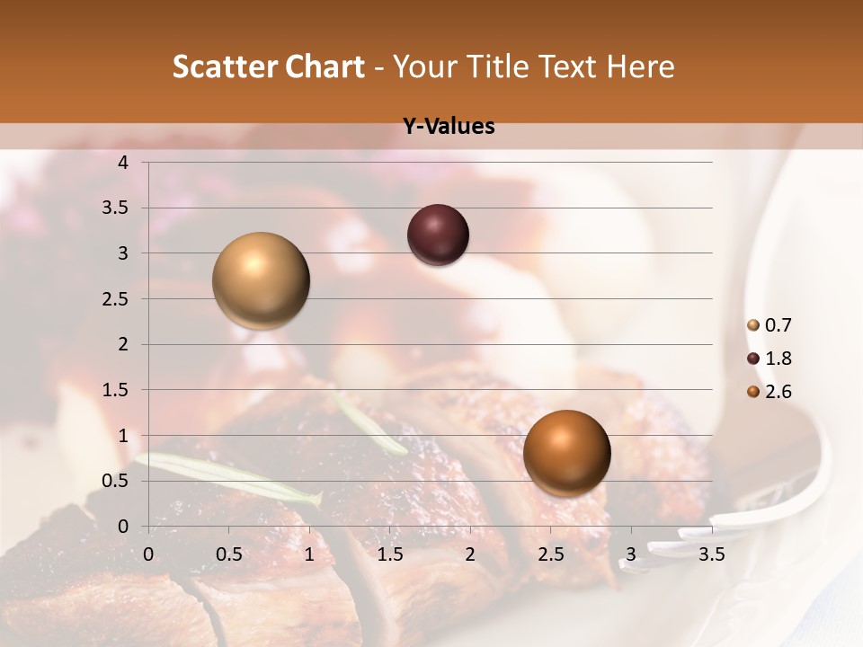 German Cuisine Close Up Roast Duck PowerPoint Template