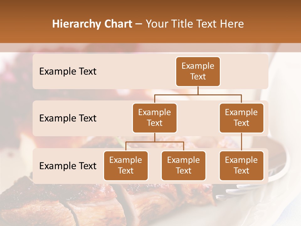 German Cuisine Close Up Roast Duck PowerPoint Template