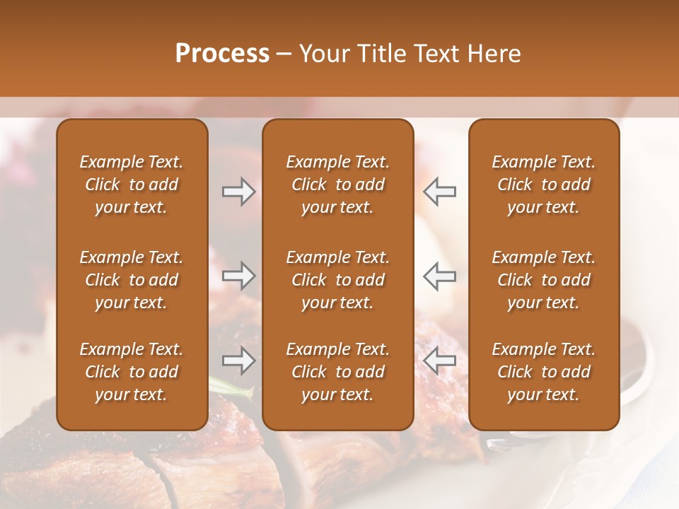 German Cuisine Close Up Roast Duck PowerPoint Template