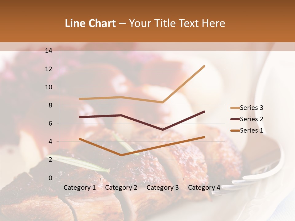 German Cuisine Close Up Roast Duck PowerPoint Template