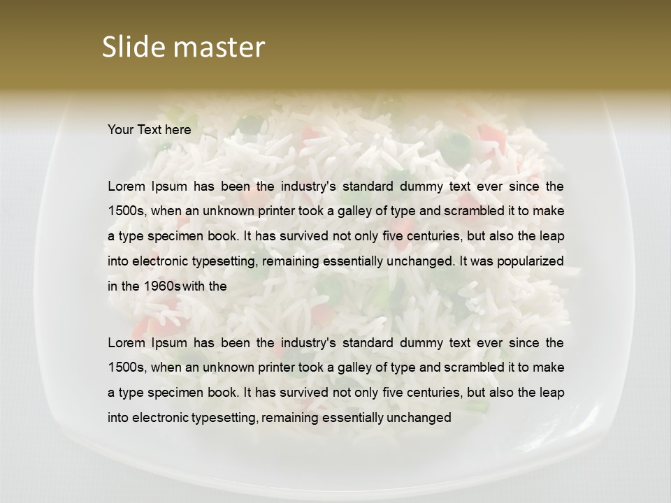 Ramadan India Restaurant PowerPoint Template