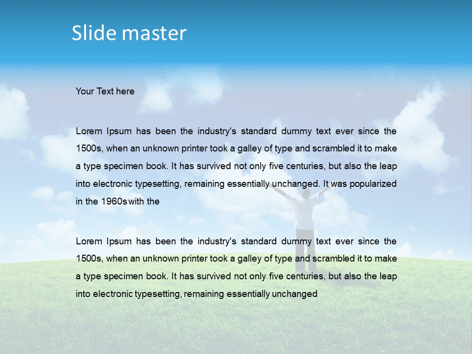 Sun Peace Nature PowerPoint Template