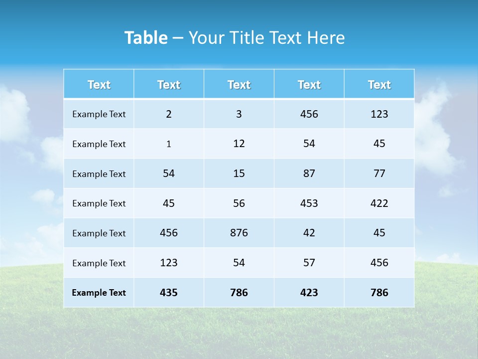 Sun Peace Nature PowerPoint Template