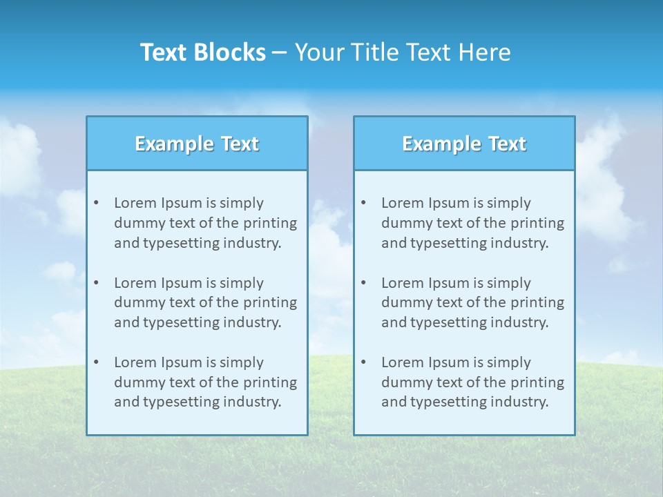 Sun Peace Nature PowerPoint Template