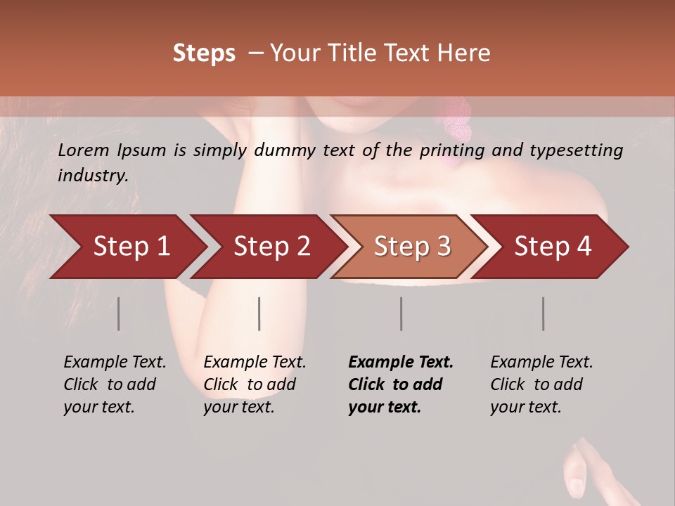 Perfect Girl Dress PowerPoint Template