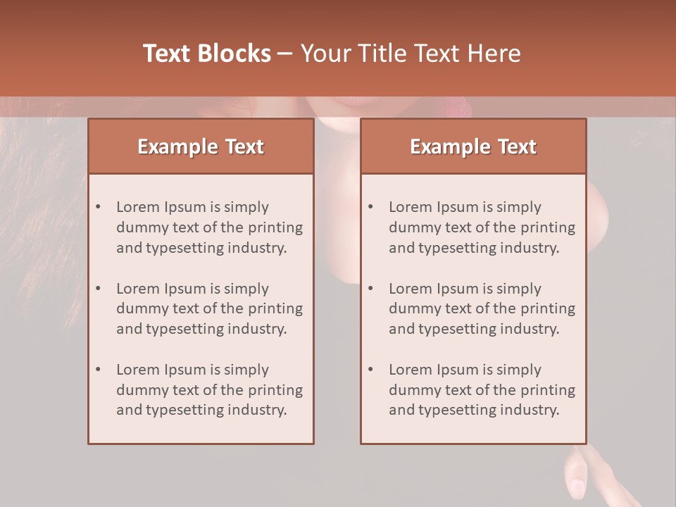 Perfect Girl Dress PowerPoint Template