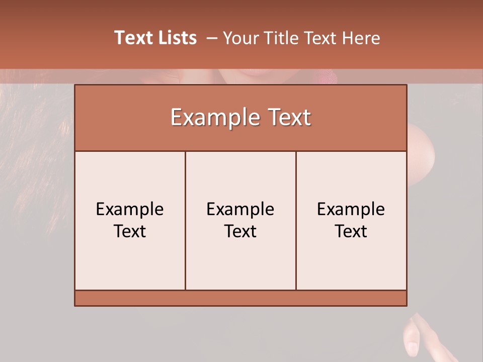 Perfect Girl Dress PowerPoint Template