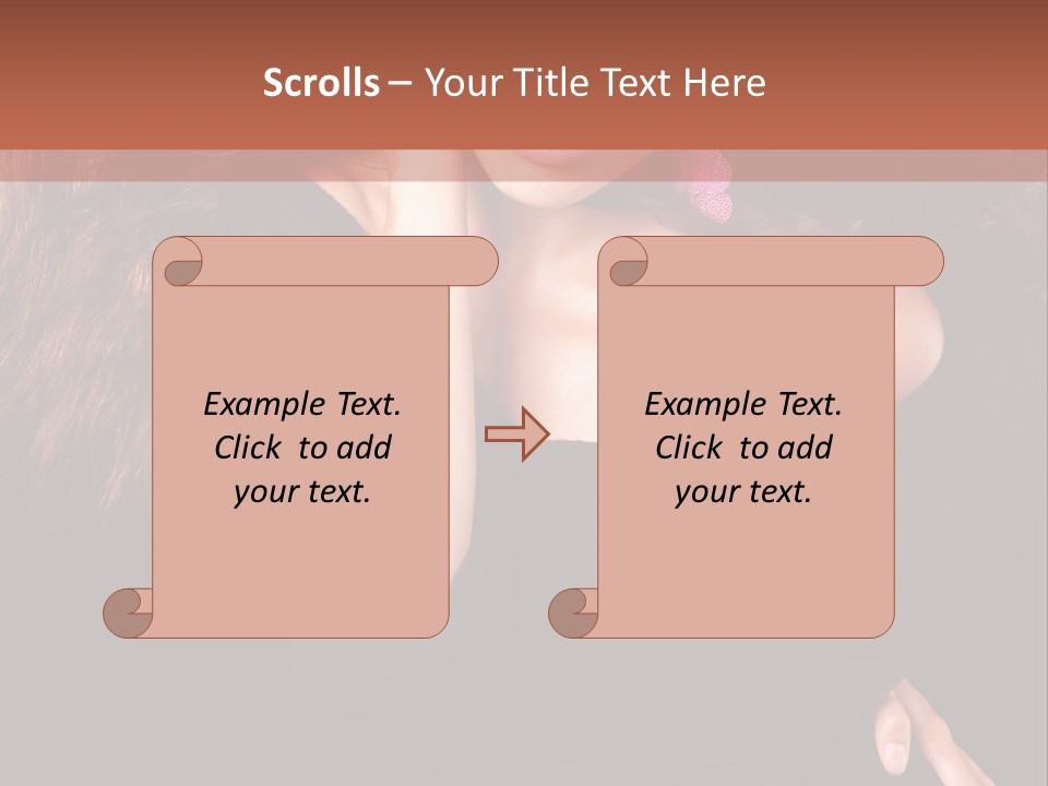 Perfect Girl Dress PowerPoint Template