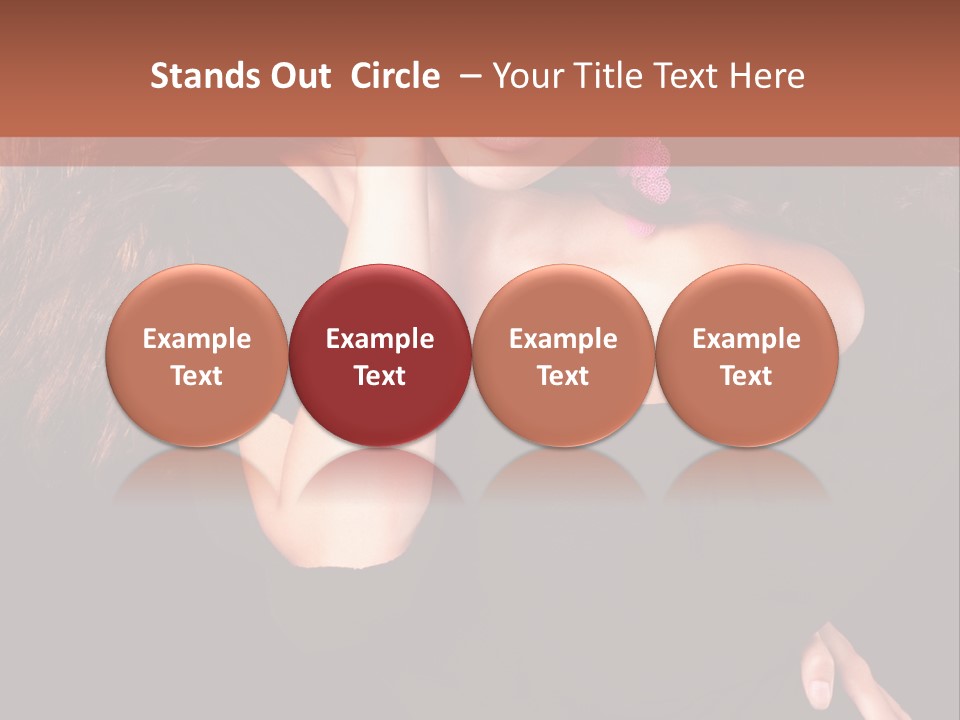 Perfect Girl Dress PowerPoint Template